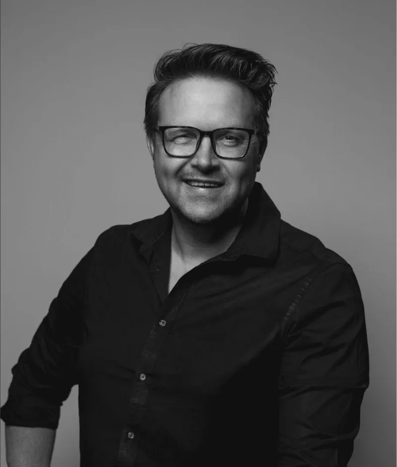 Portret van Rob Steuber, ontwerper-developer achter Steuber Design